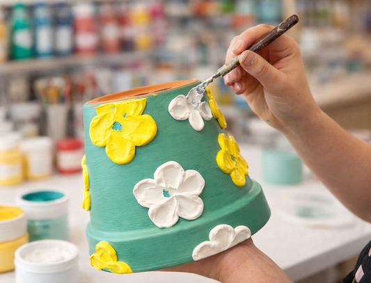 Textured Flower Pots