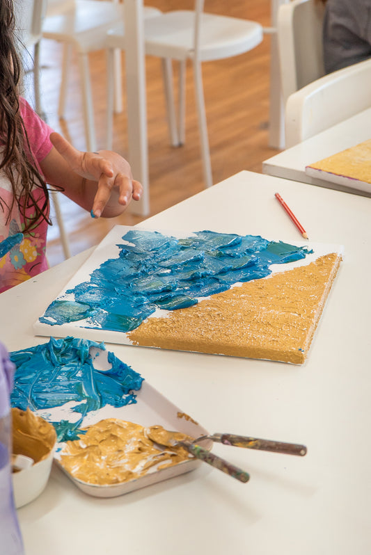 Ocean Textured Painting (Kids Workshop)