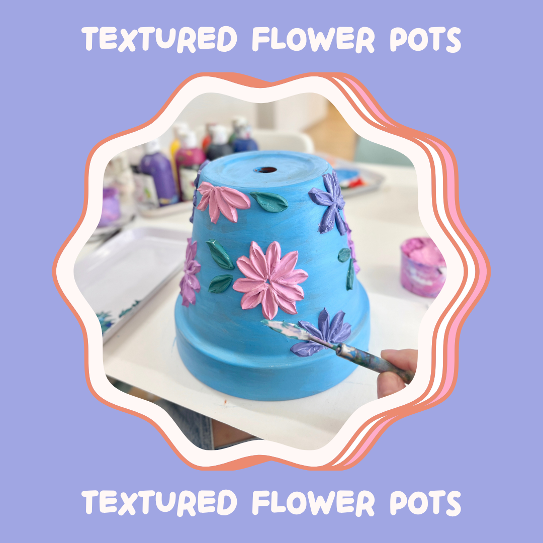 Textured Flower Pots