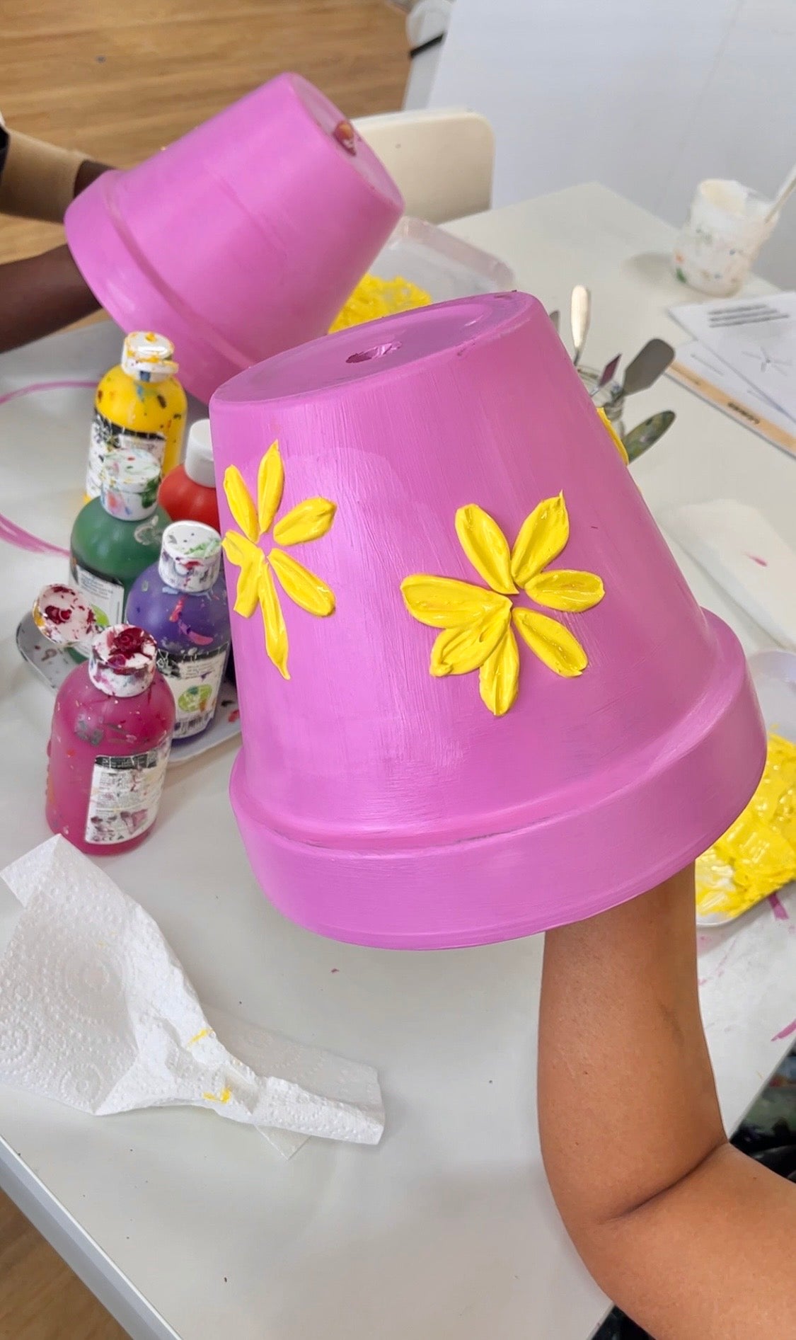 Textured Flower Pots