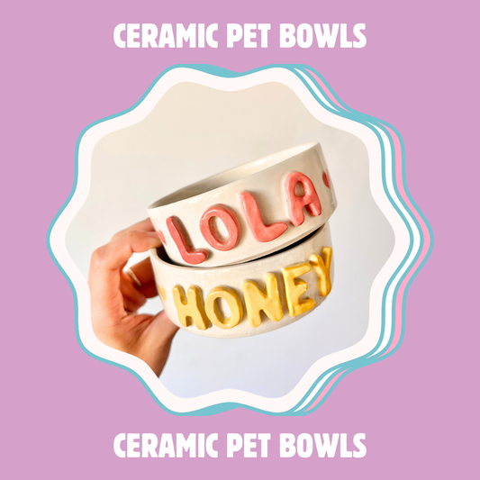 Ceramic Pet Bowls