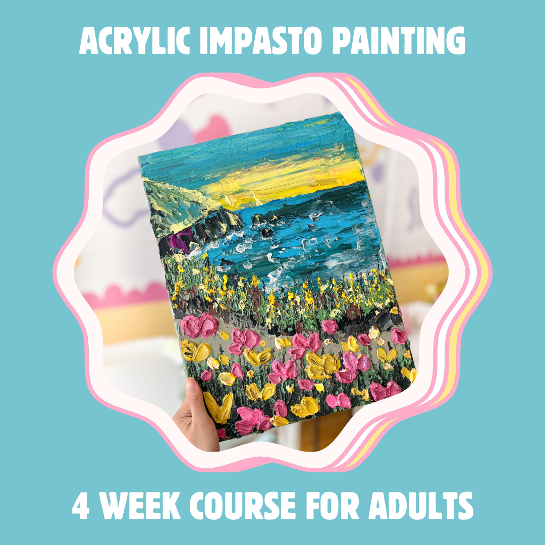 Acrylic Impasto Painting 4 Week Course For Adults