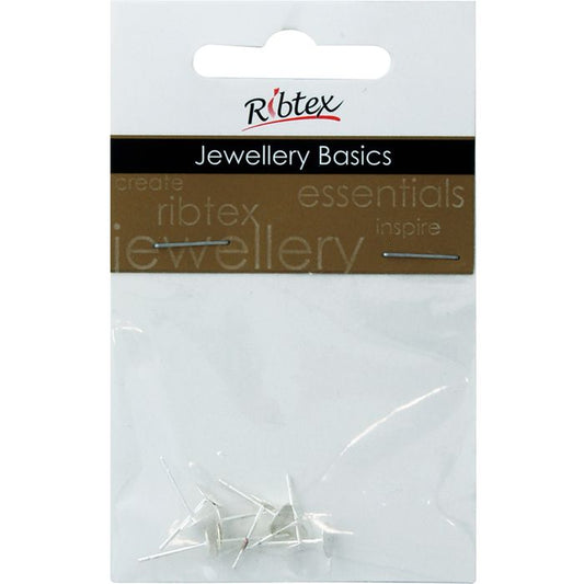 Ribtex - Flat Front Earring Post (10pcs)