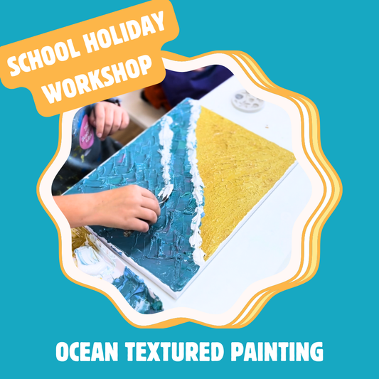 Ocean Textured Art Painting (School Holiday Workshop)