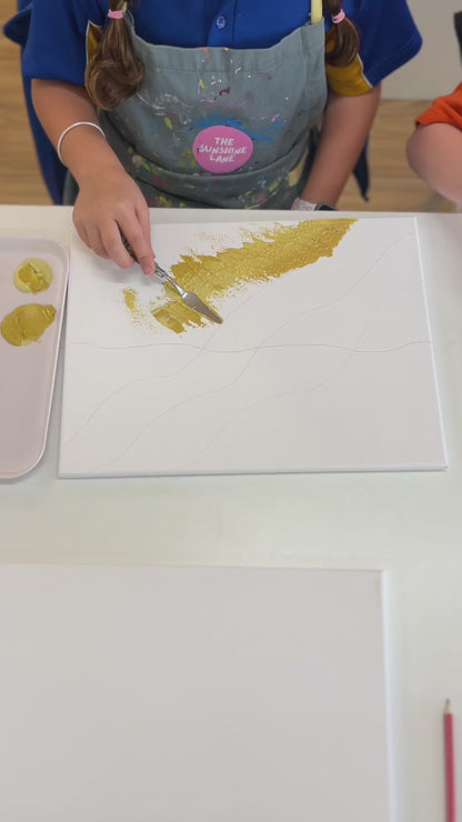 Ocean Textured Art Painting (School Holiday Workshop)